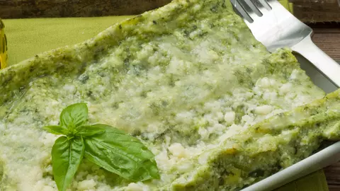 Budincă de orez cu spanac (de la 3 ani)