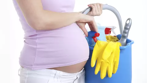 În sarcină: atenție la produsele de curățare!