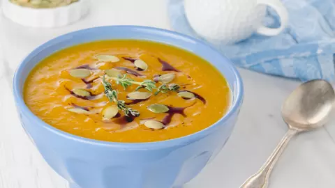 Supă-cremă de dovleac