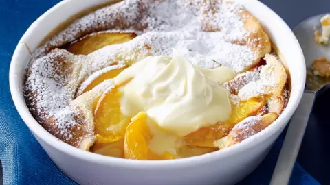 Mini-budinci cu piersici 