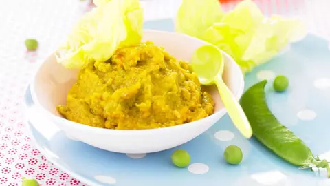 Papiote de salată verde cu legume şi şuncă (de la 12 luni)