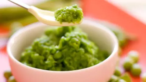 Piure de mazăre pentru bebe