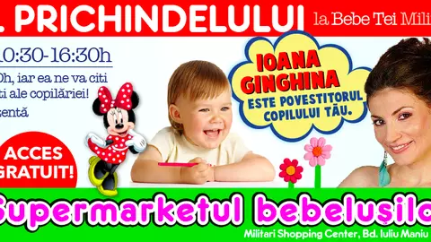 Ioana Ginghină spune poveşti copiilor