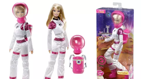 Păpuşa Barbie ajunge pe Marte