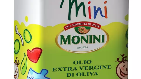 Mini Monini - ulei extra virgin BIO, special pentru copii