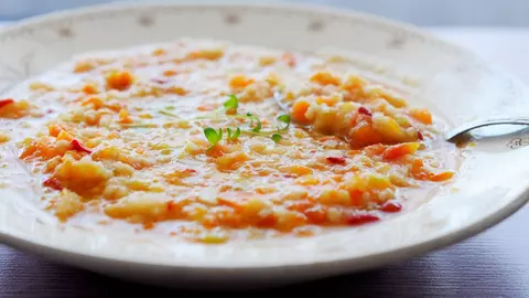 Terci de legume, cu mei 