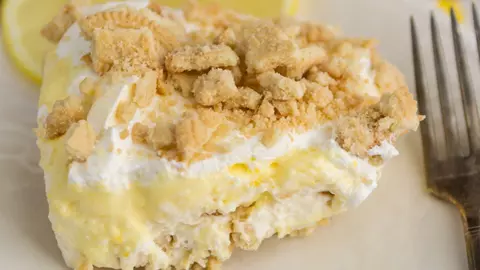 Prăjitură cu lămâie, fără coacere