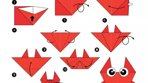 Origami. Cum sa faci un rac din hartie.