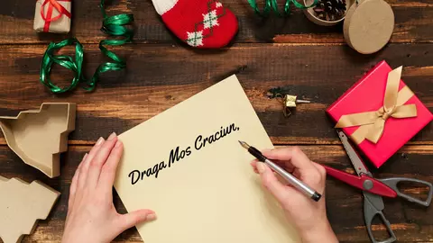 Scrisoare către Moș Crăciun. Învață-ți copilul să-i scrie lui Moș Crăciun