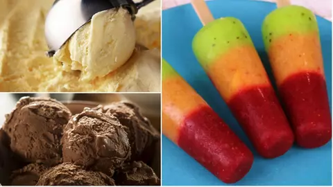Inghetata de casa pentru copii. 3 retete simple