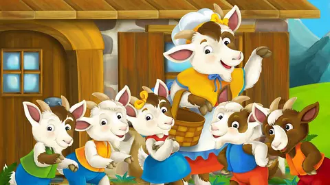 Capra cu trei iezi de Ion Creangă. Povestea întreagă și morala ei