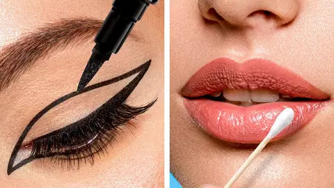 Tendințe de frumusețe pentru 2023 fanteziste - de la eyeliner grafic la efecte de lumină asupra pielii și unghii cu gel