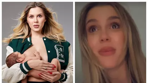 Emily Burghelea, în lacrimi după ce a fost criticată că alăptează în public. "Am rămas șocată!"