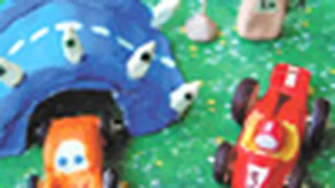 Creatiile micului tau artist - doar din lut si vopsea