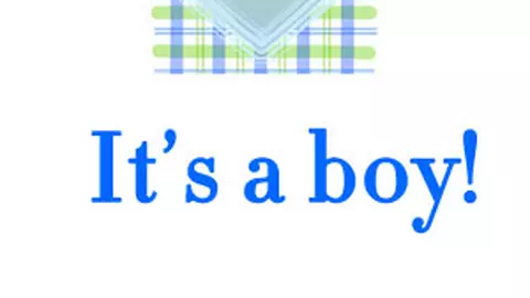 It's a boy!