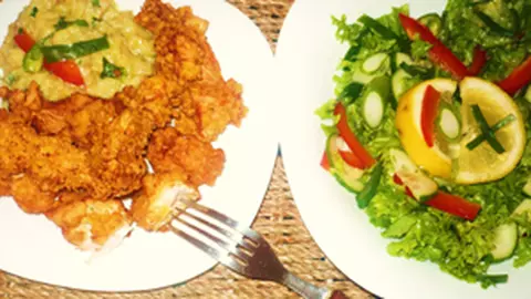 Piept de pui crocant