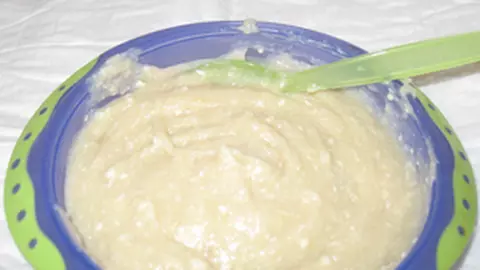 Piure de pui cu cartofi si mar