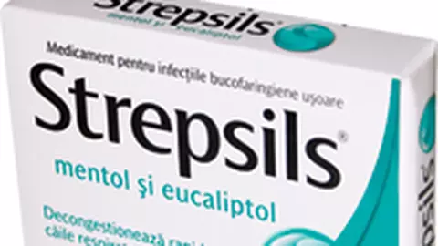 Strepsils Mentol si Eucaliptol