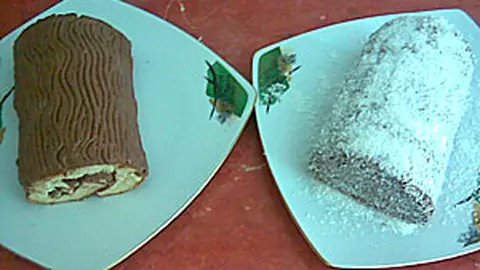 Rulada cu crema de ciocolata