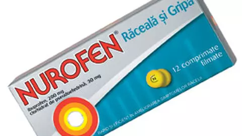 Nurofen raceala si gripa