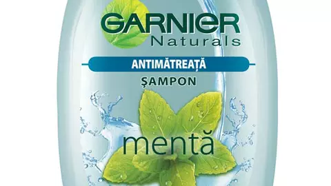Garnier Naturals - Sampon antimatreata, cu menta