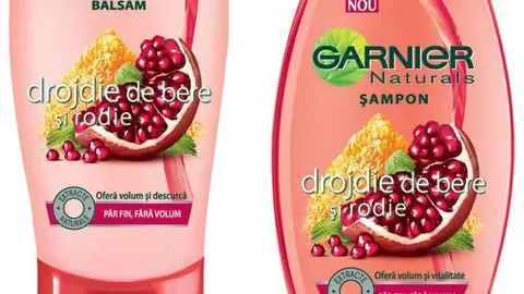 Noua gama Garnier Naturals cu drojdie de bere si rodie