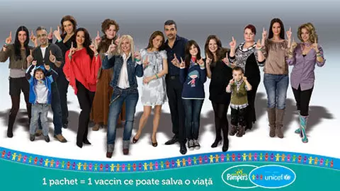 A treia editie a campaniei â€ž1 pachet = 1 vaccinâ€, desfasurata de Pampers si UNICEF, a ajuns la final