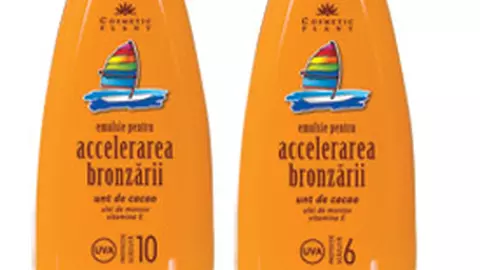 Emulsiile  pentru accelerarea bronzarii de la Cosmetic Plant