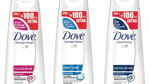 Sampoanele Dove: mai multa hidratare si stralucire