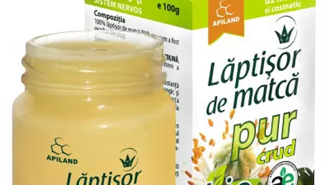 Laptisor de matca pur Apiland, pentru sanatatea si frumusetea ta