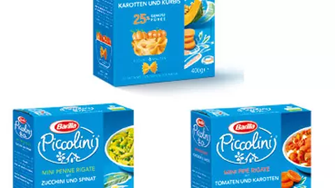 Paste cu piure de legume de la Barilla