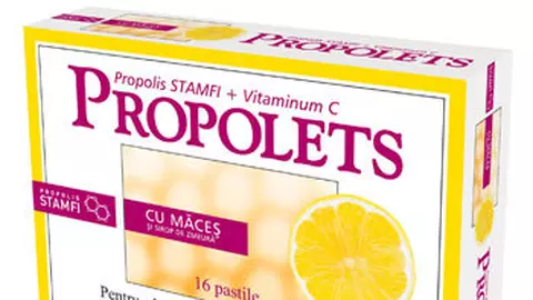 Drajeurile Propolets pe baza de propolis si vitamina C