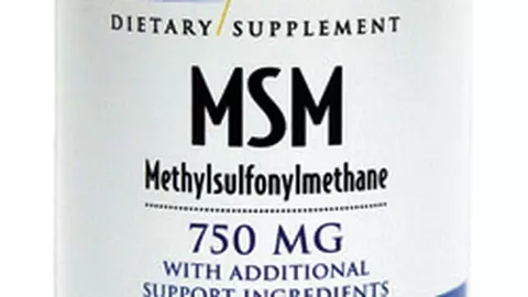 MSM pentru reducerea inflamatiilor si durerilor in afectiunile osteo-articulare