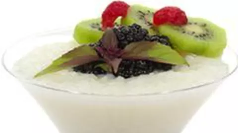 Orez cu fructe zaharisite