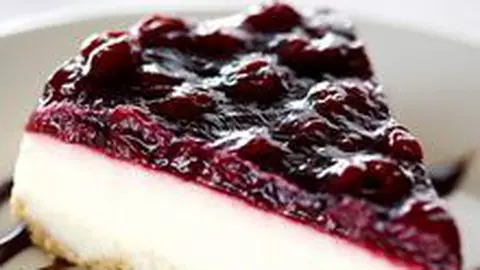 Prajitura cu branza si afine