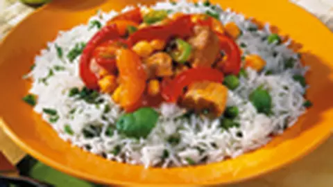Curry de vitel cu orez