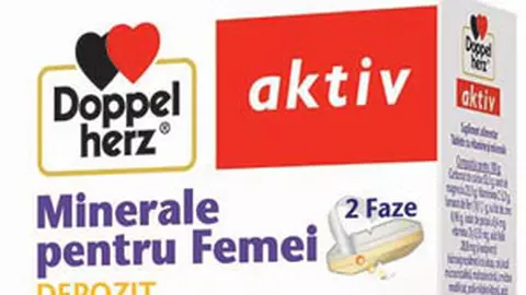 Minerale pentru femei de la Doppelherz aktiv