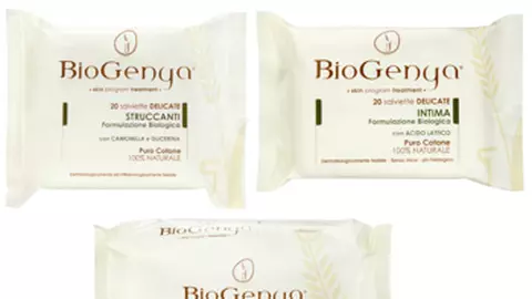 Gama de servetele umede BioGenya, cu ingrediente din culturi organice