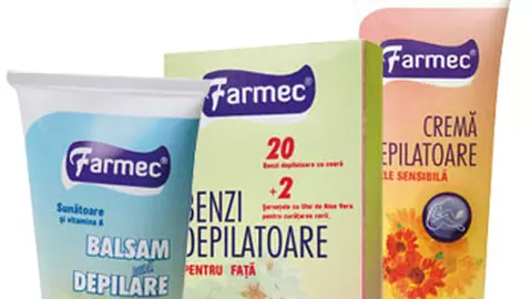 Produse de la Farmec pentru depilare