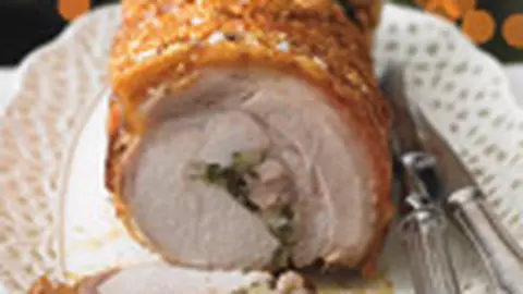 Cotlet de porc umplut cu mirodenii
