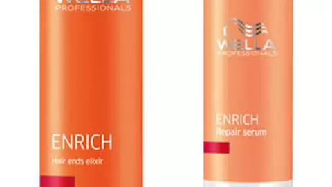 Wella Care pentru parul tau: Enrich Hair Ends Elixir si Enrich Repair Serum