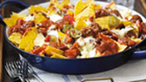 Chiftelute cu fasole si tortilla