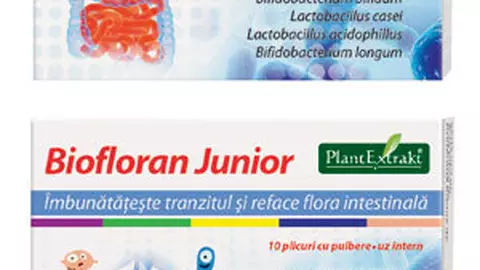 Biofloran imbunatateste tranzitul si reface flora intestinala