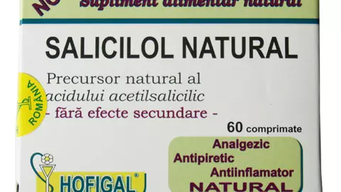 Salicilol, aspirina naturala fara efecte secundare, de la Hofigal