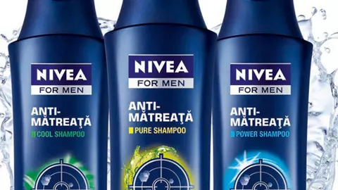 NIVEA FOR MEN sampoane anti-matreata pentru un par puternic si sanatos