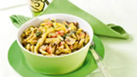 Mini penne gratinate