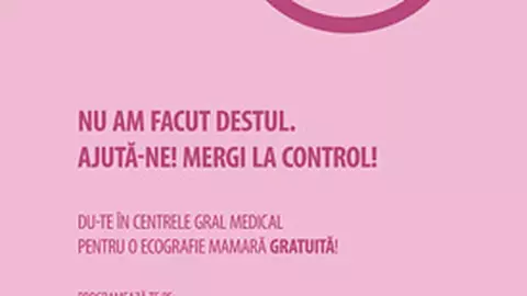 Federatia Asociatiilor Bolnavilor de Cancer lanseaza campania “Nu am facut destul”