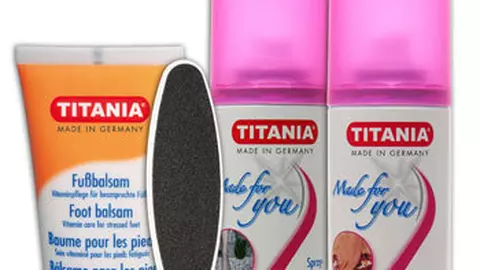 Kitul de ingrijire a picioarelor de la Titania