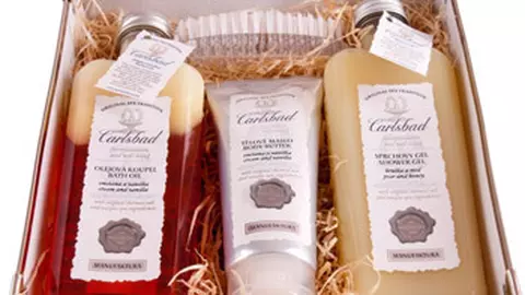 Cos cadou Manufaktura saruri termale Carlsbad, pere si frisca