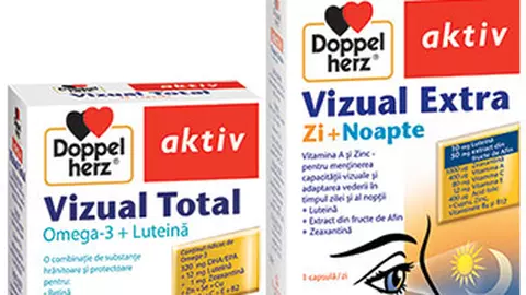 Mentine sanatatea ochilor cu suplimentele Vizual -  Doppelherz-aktiv